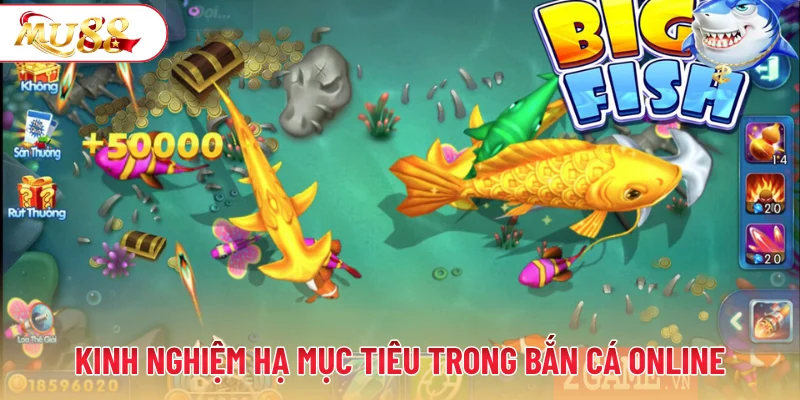 Kinh nghiệm hạ mục tiêu trong bắn cá online